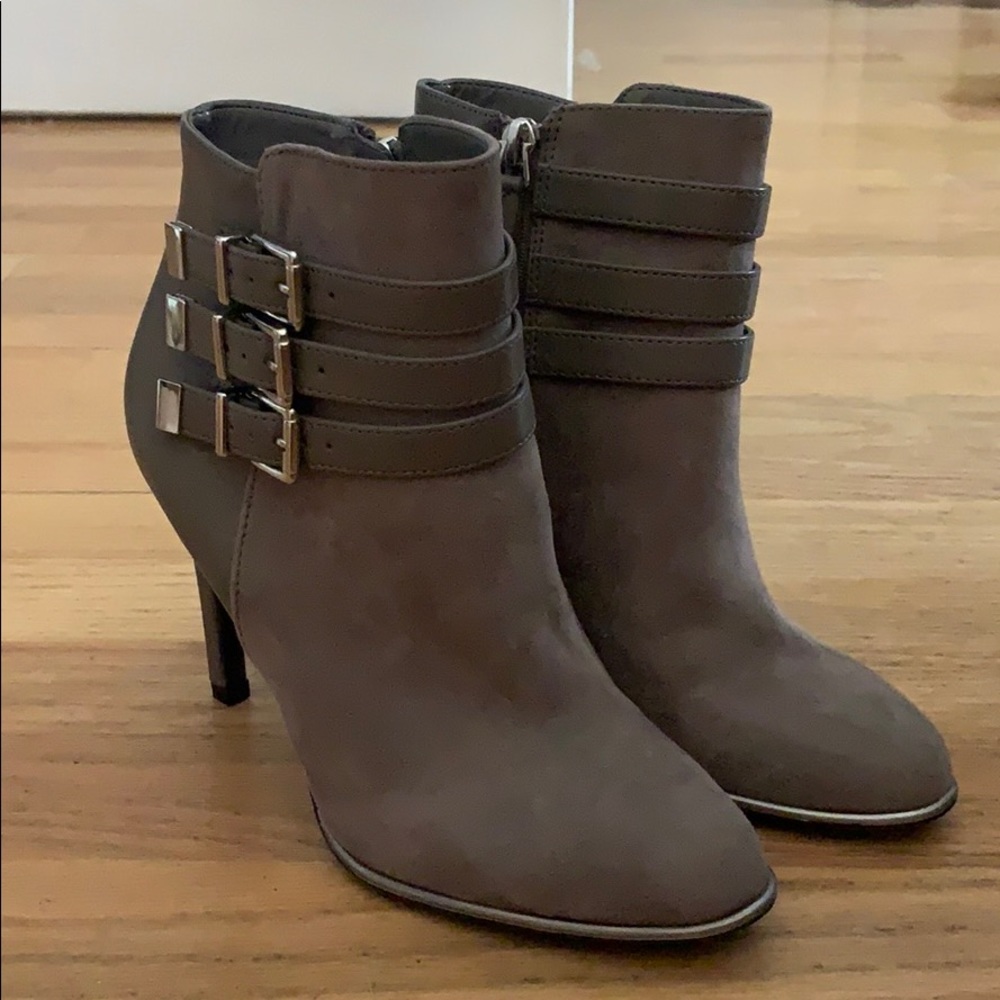 Grey booties
